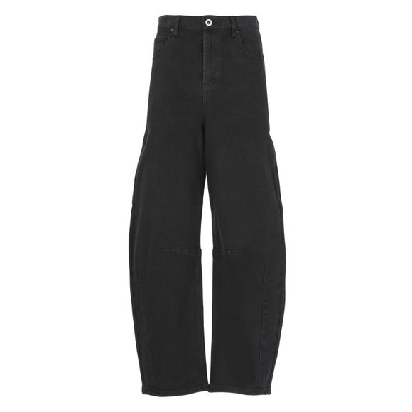 Self-Portrait High-Waisted Relaxed Fit Black Jeans - NWT